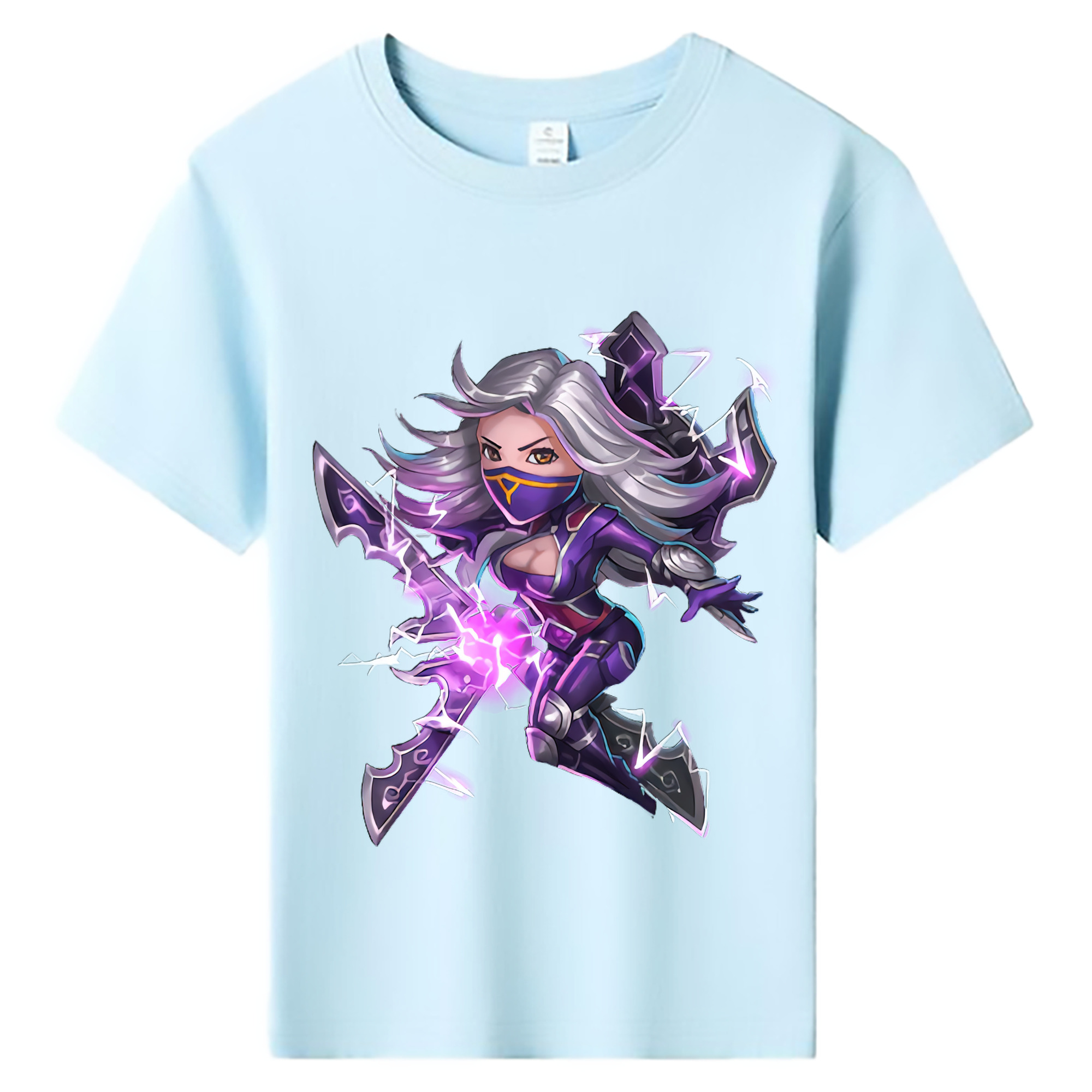 （画像用） リーグ・オブ・レジェンド League of Legends LOL 綿100％キッズTシャツ（フロントプリント）